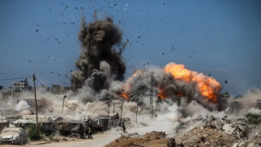 Filistinlilerin sığındığı çadıra bombalı saldırı yapıldı