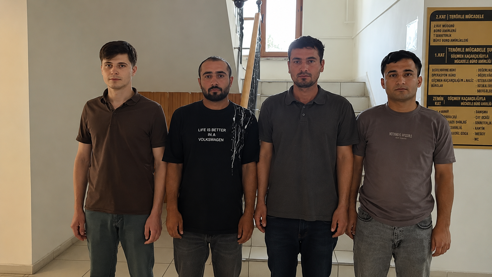 Nevşehir'de gerçekleştirilen operasyonda 4 göçmen yakalandı