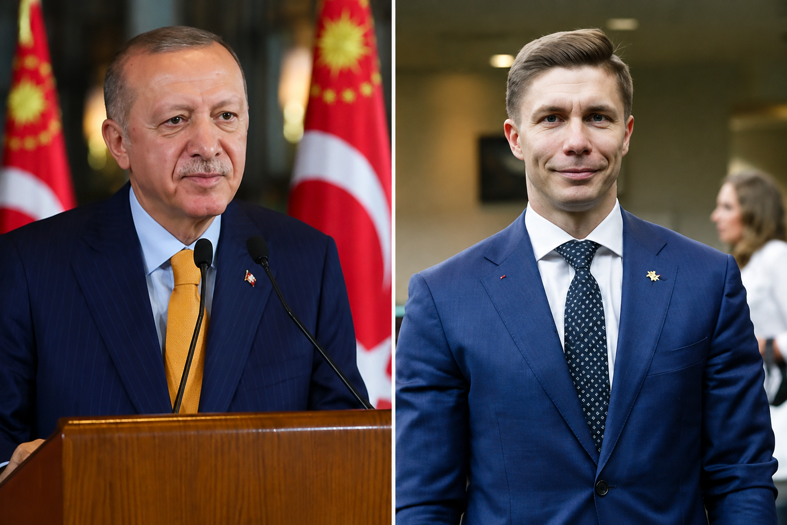 Cumhurbaşkanı Erdoğan, Litvanya Başbakanı Sinkevicius ile görüştü