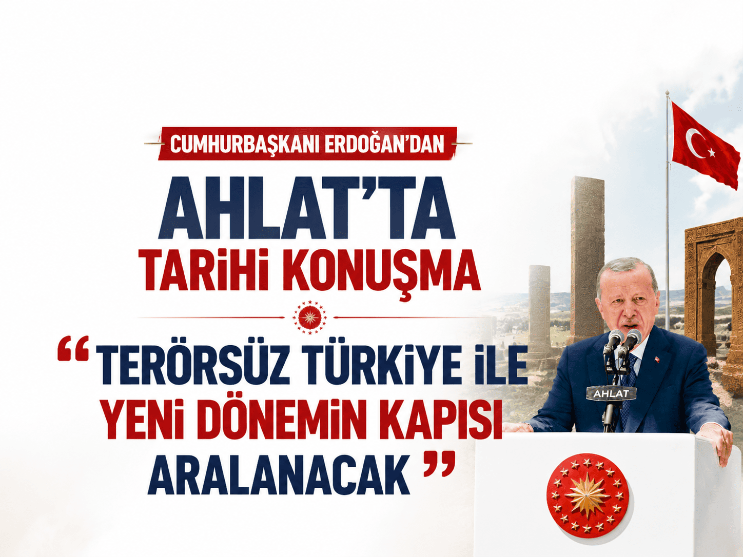 "Kan tüccarları kaybedecek!" Cumhurbaşkanı Erdoğan'dan Ahlat'ta tarihi mesajlar