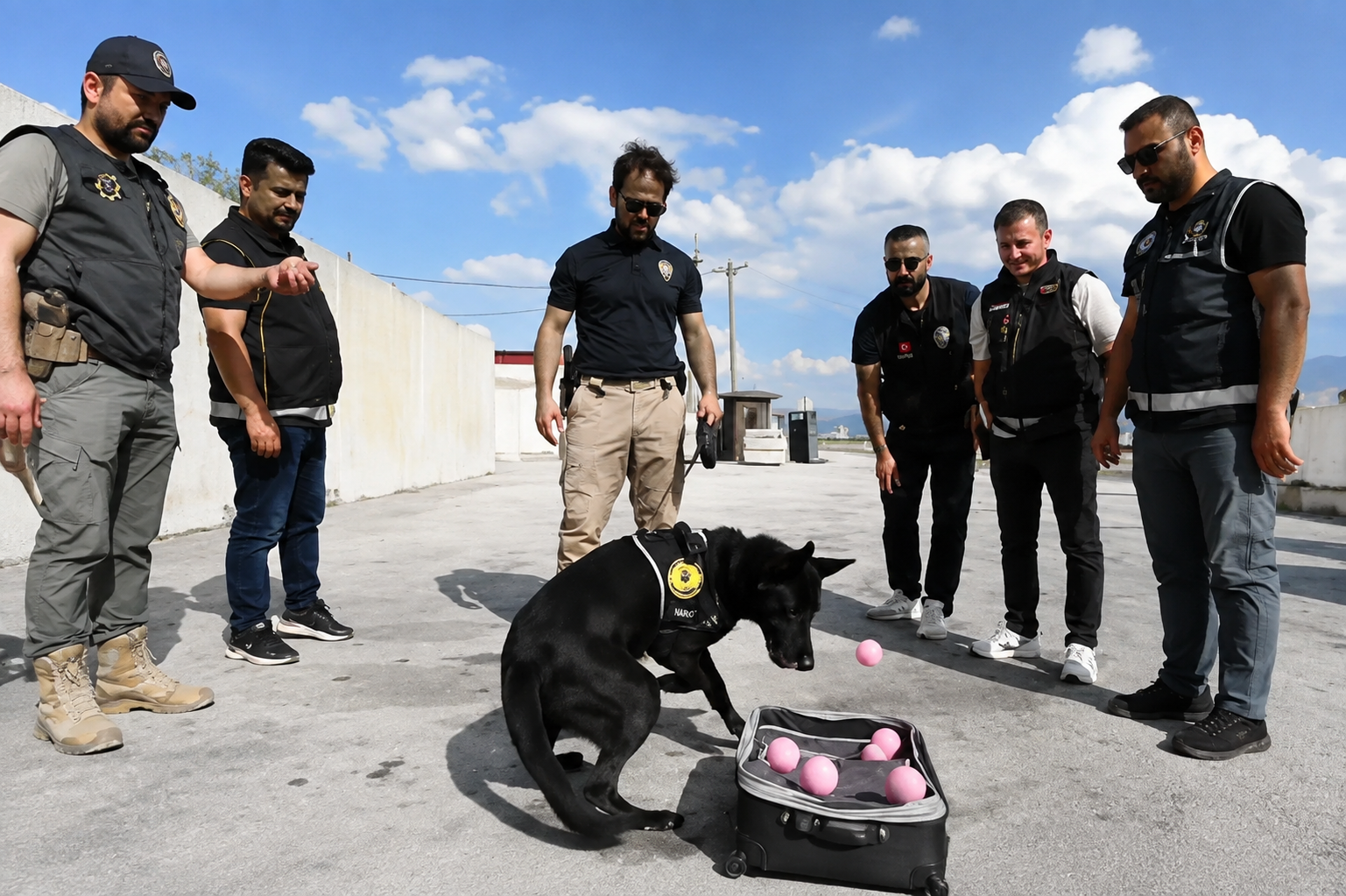 Emekli dedektör köpek Naz, iki yıl süren görevi tamamladı