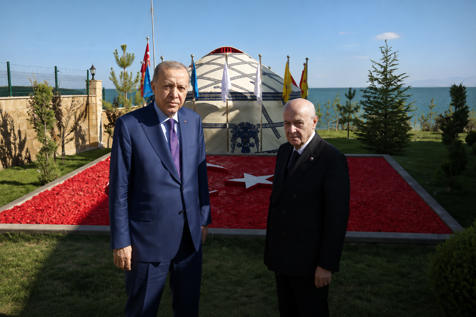 Erdoğan ve Bahçeli Ahlat’ta bir araya geldi