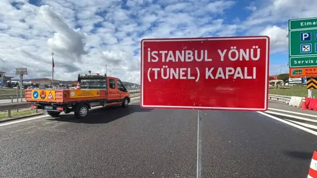 Anadolu Otoyolu İstanbul istikameti trafiğe kapatılıyor