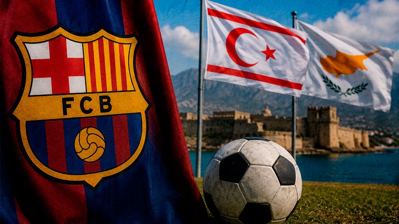 Barcelona kamp yeri olarak KKTC’yi seçti: Güney Kıbrıs harekete geçti