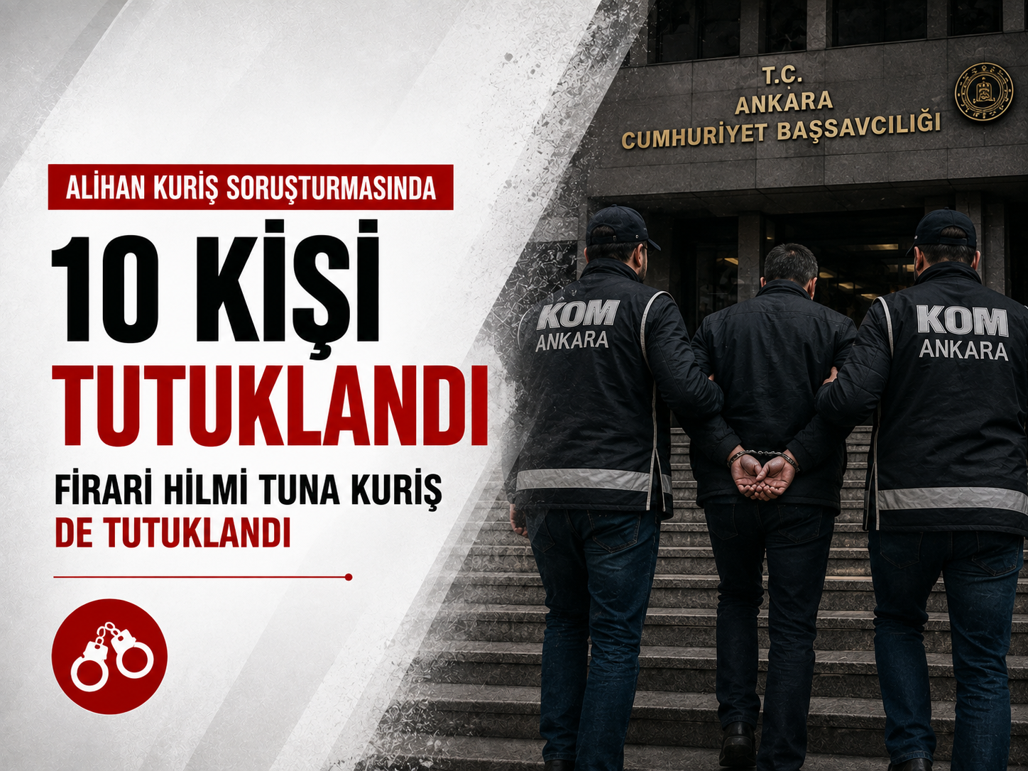 Kuriş örgütü dosyasında ikinci dalga: 10 şüpheli tutuklandı