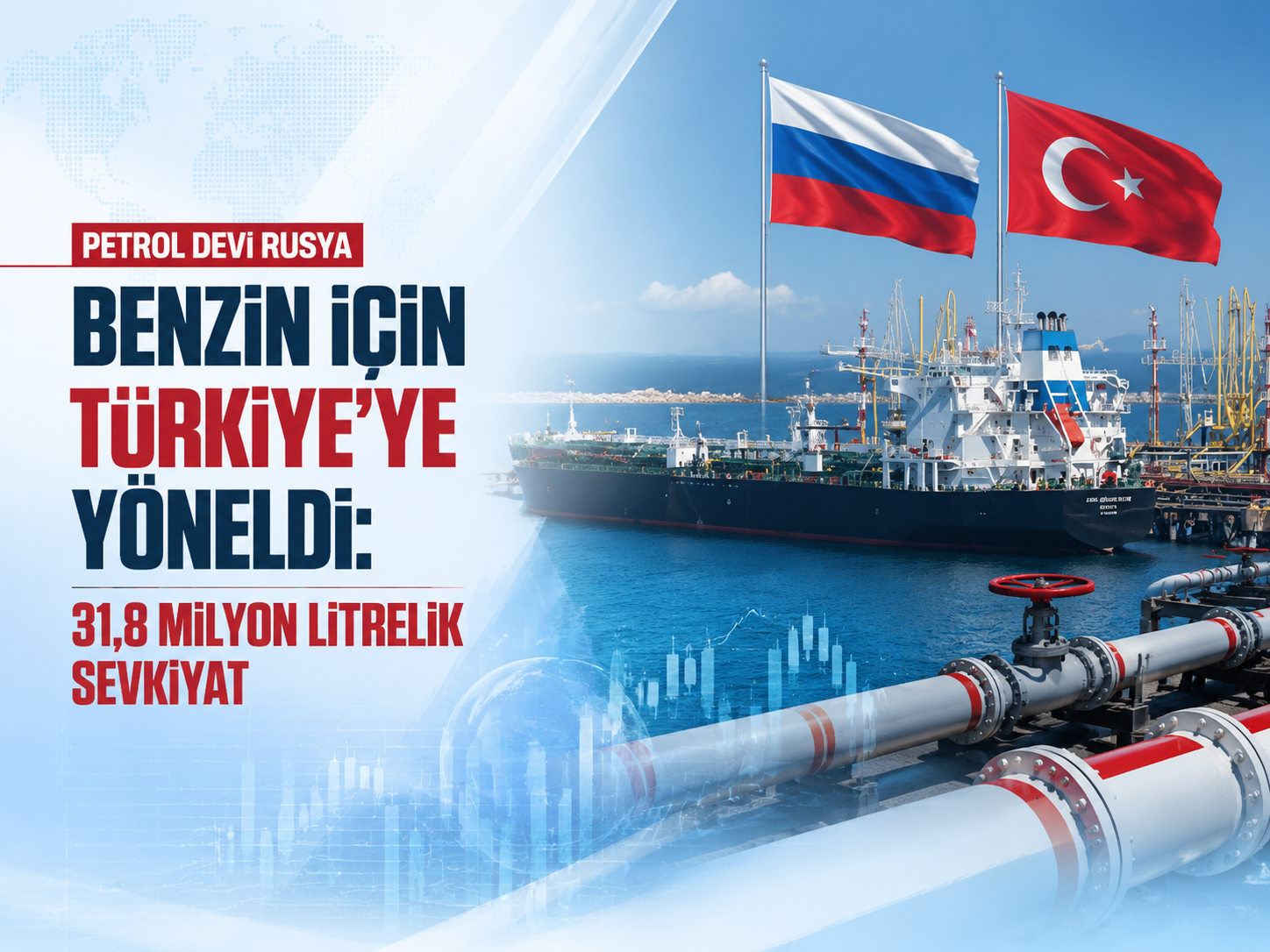 Petrol devi Rusya benzin için Türkiye’ye yöneldi: 31,8 milyon litrelik sevkiyat