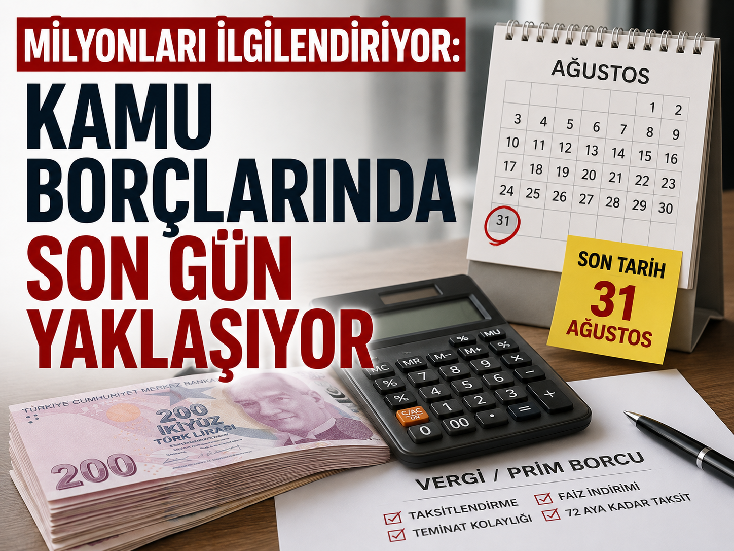Milyonları ilgilendiriyor: Kamu borçlarında son gün yaklaşıyor