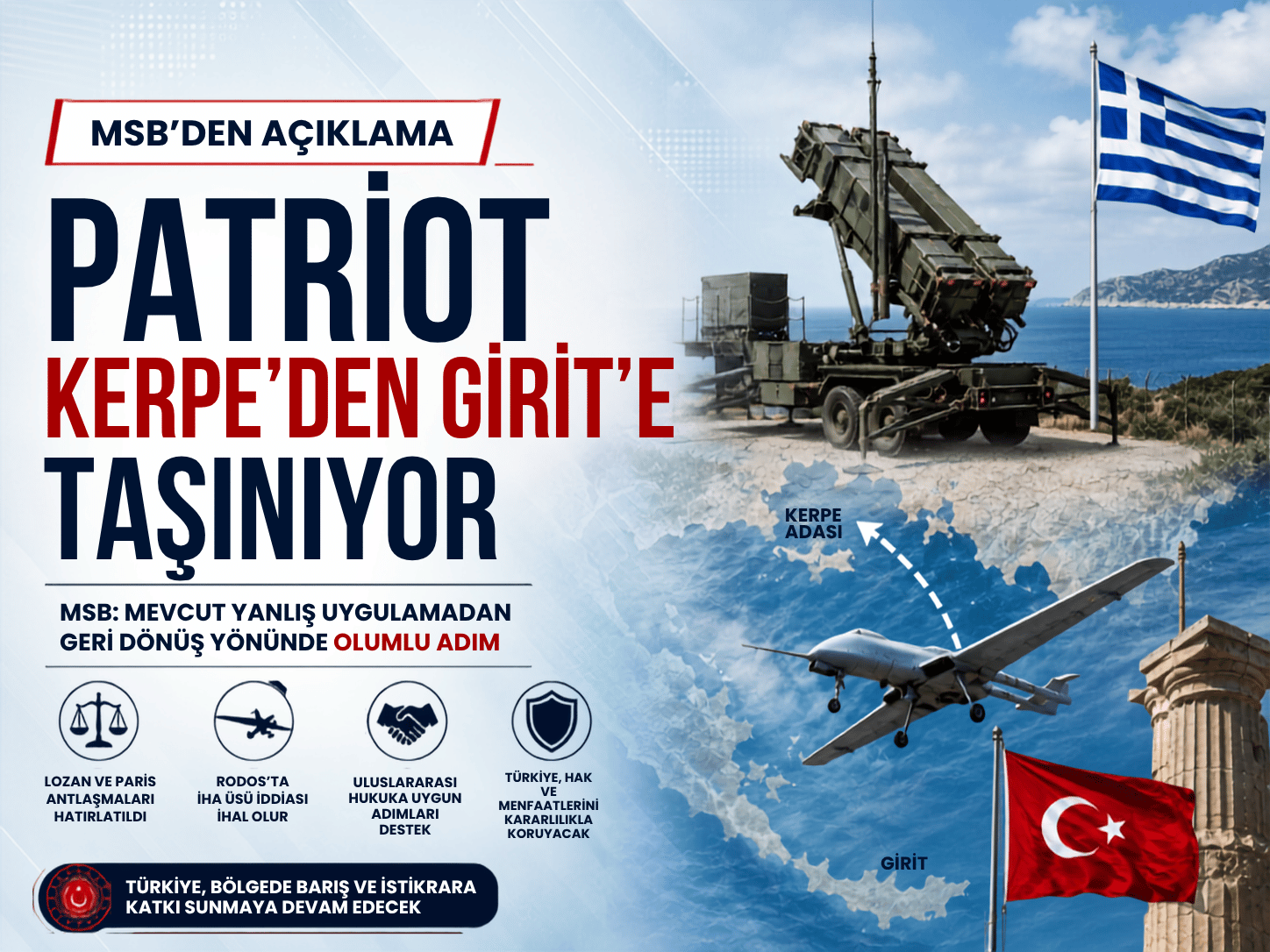 MSB’den Girit hamlesine destek: Olumlu bir adım