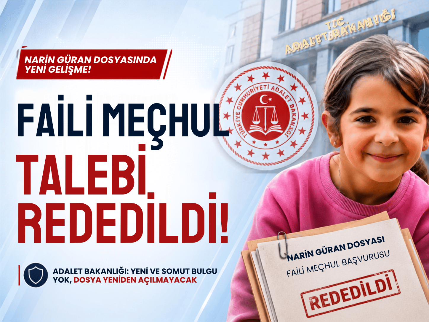 Narin Güran cinayetinde “faili meçhul” talebine ret