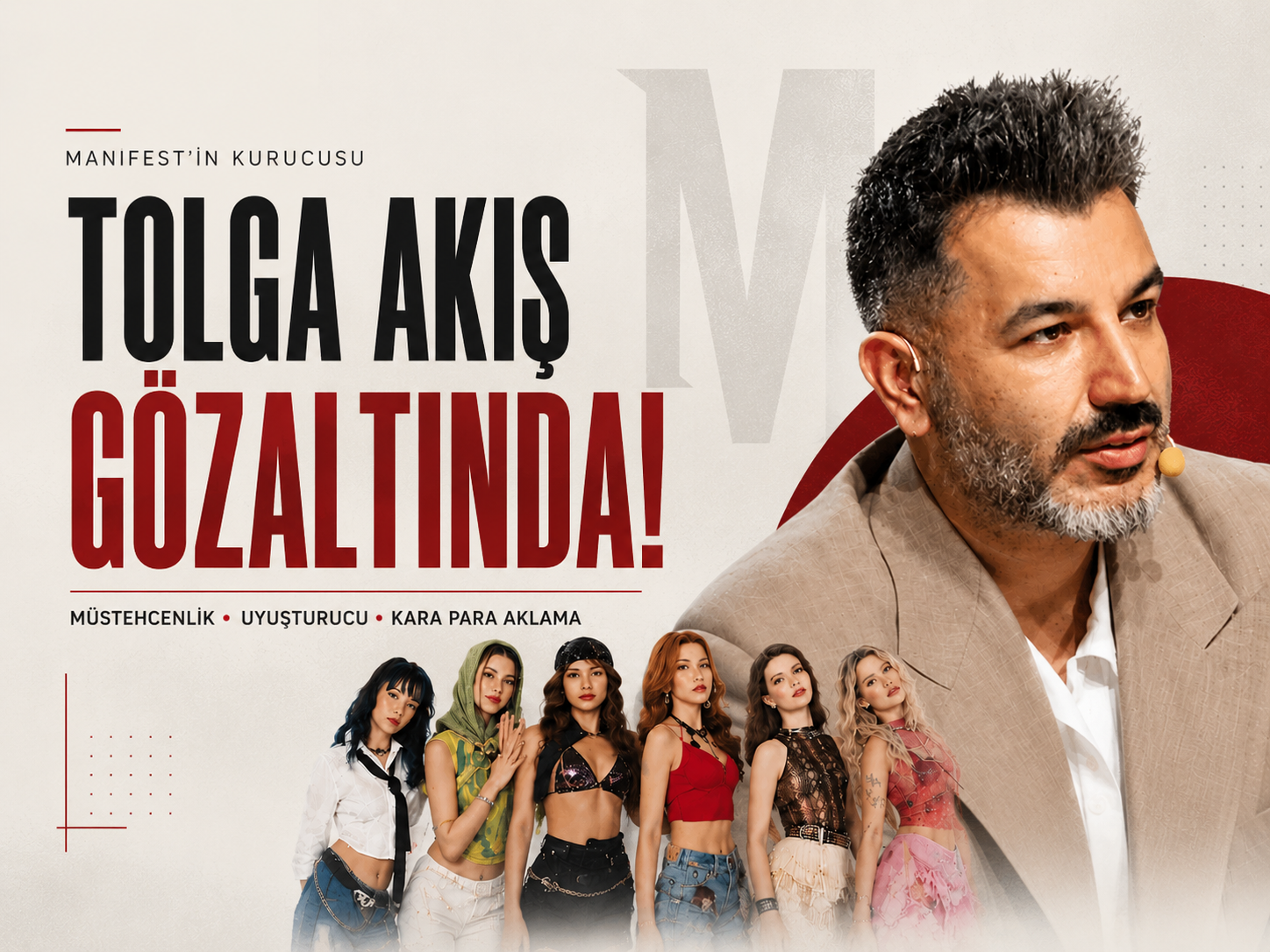 Manifest’in kurucusu Tolga Akış üç suçlamayla gözaltında