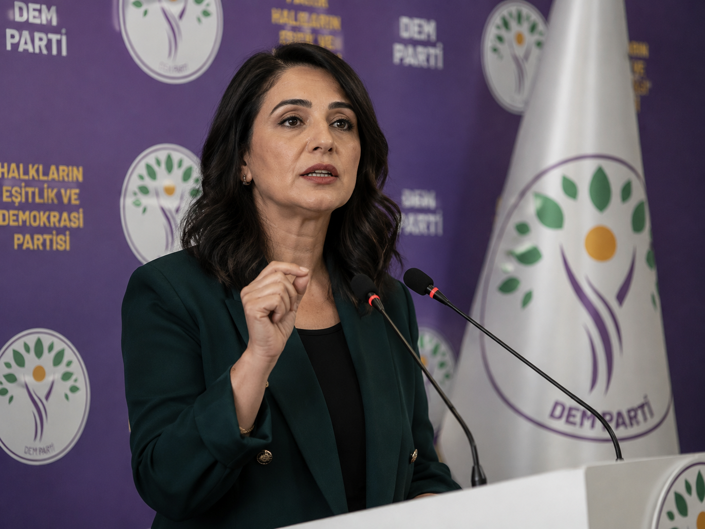DEM Parti Sözcüsü Doğan'dan Terörsüz Türkiye vurgusu