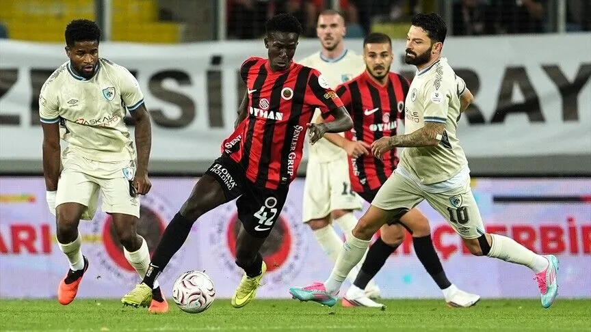 Gençlerbirliği ile Erzurumspor puanları paylaştı: Maç 1-1 bitti