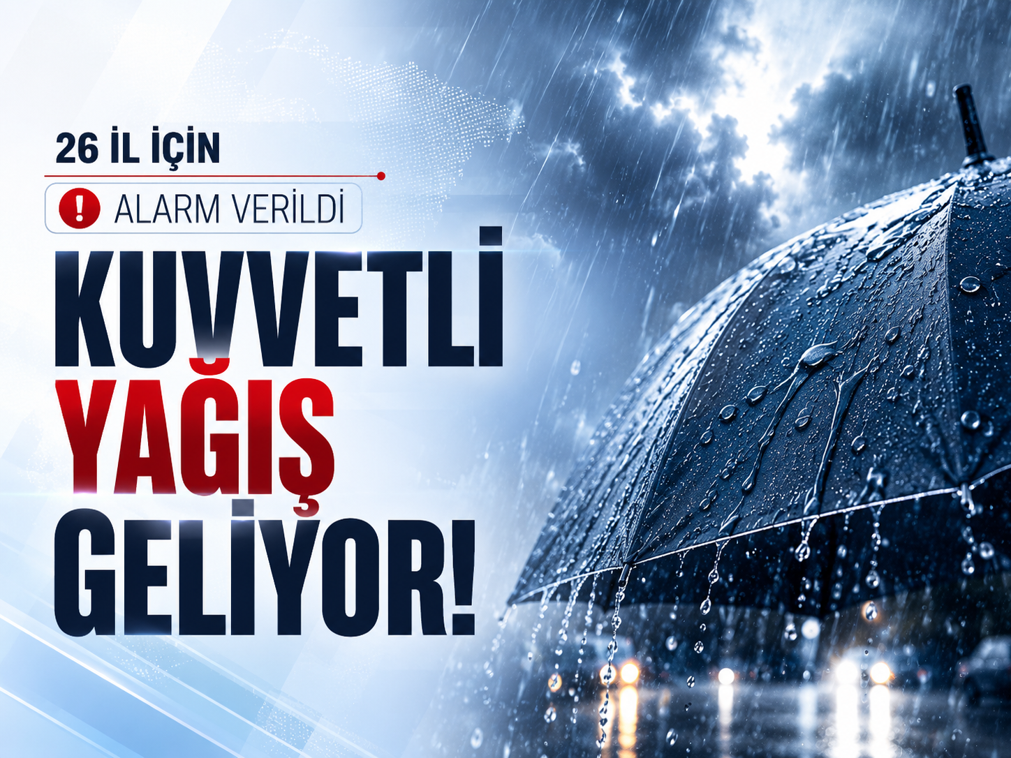 Hafta sonu planı olanlar dikkat: Sağanak kapıda!