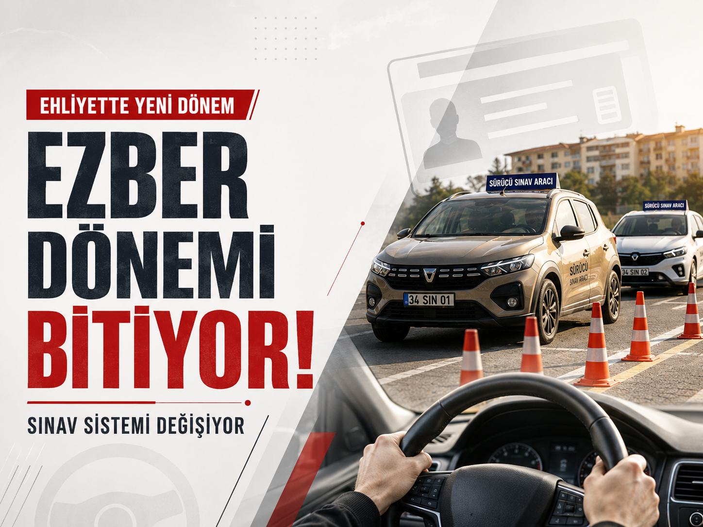 Ehliyette ezber dönemi bitiyor: Sınav sistemi değişiyor