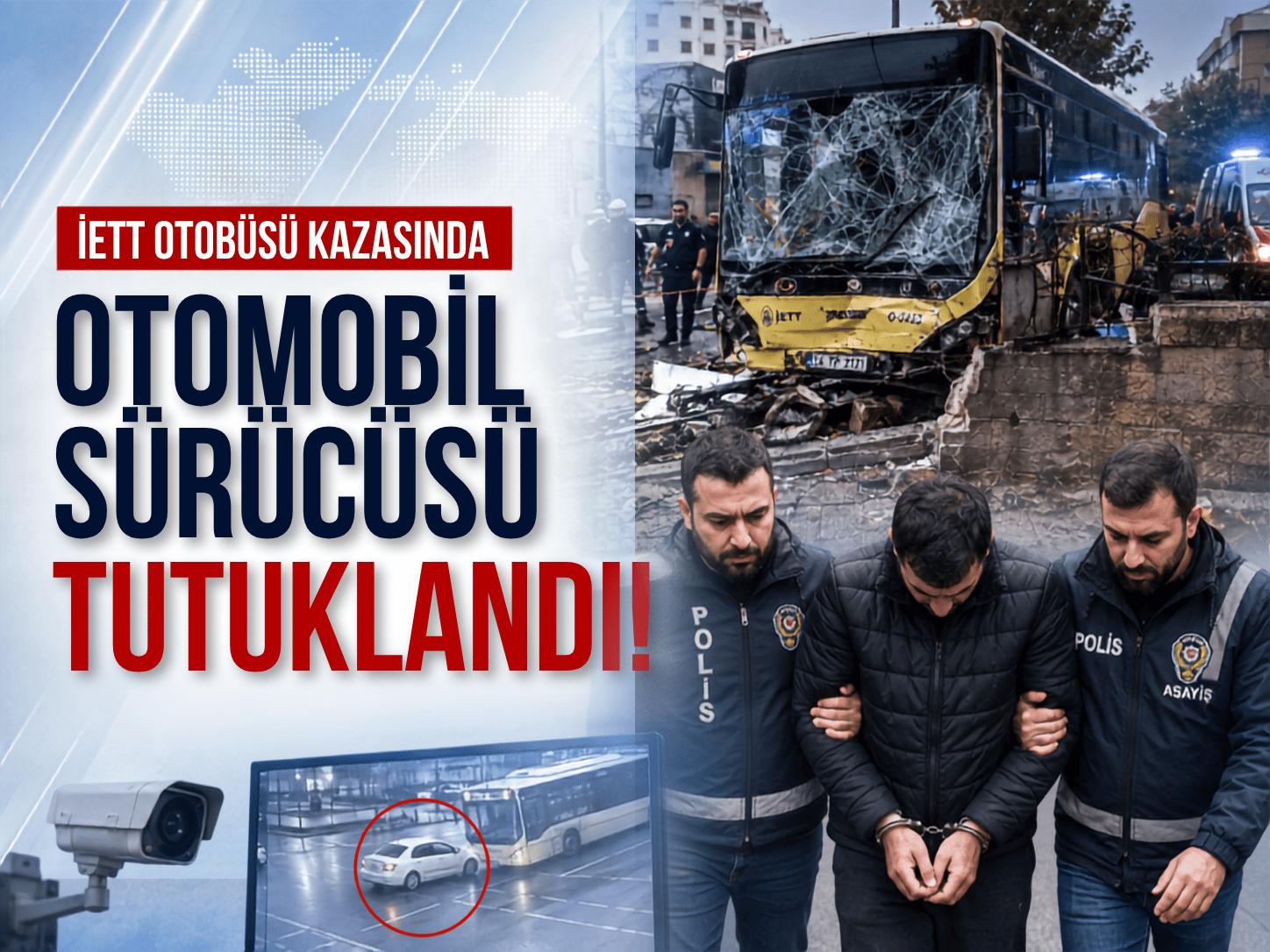 Zeytinburnu’ndaki İETT kazasında sürücü tutuklandı