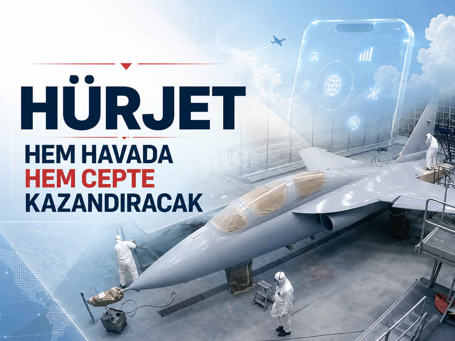 HÜRJET hem havada hem cepte kazandıracak