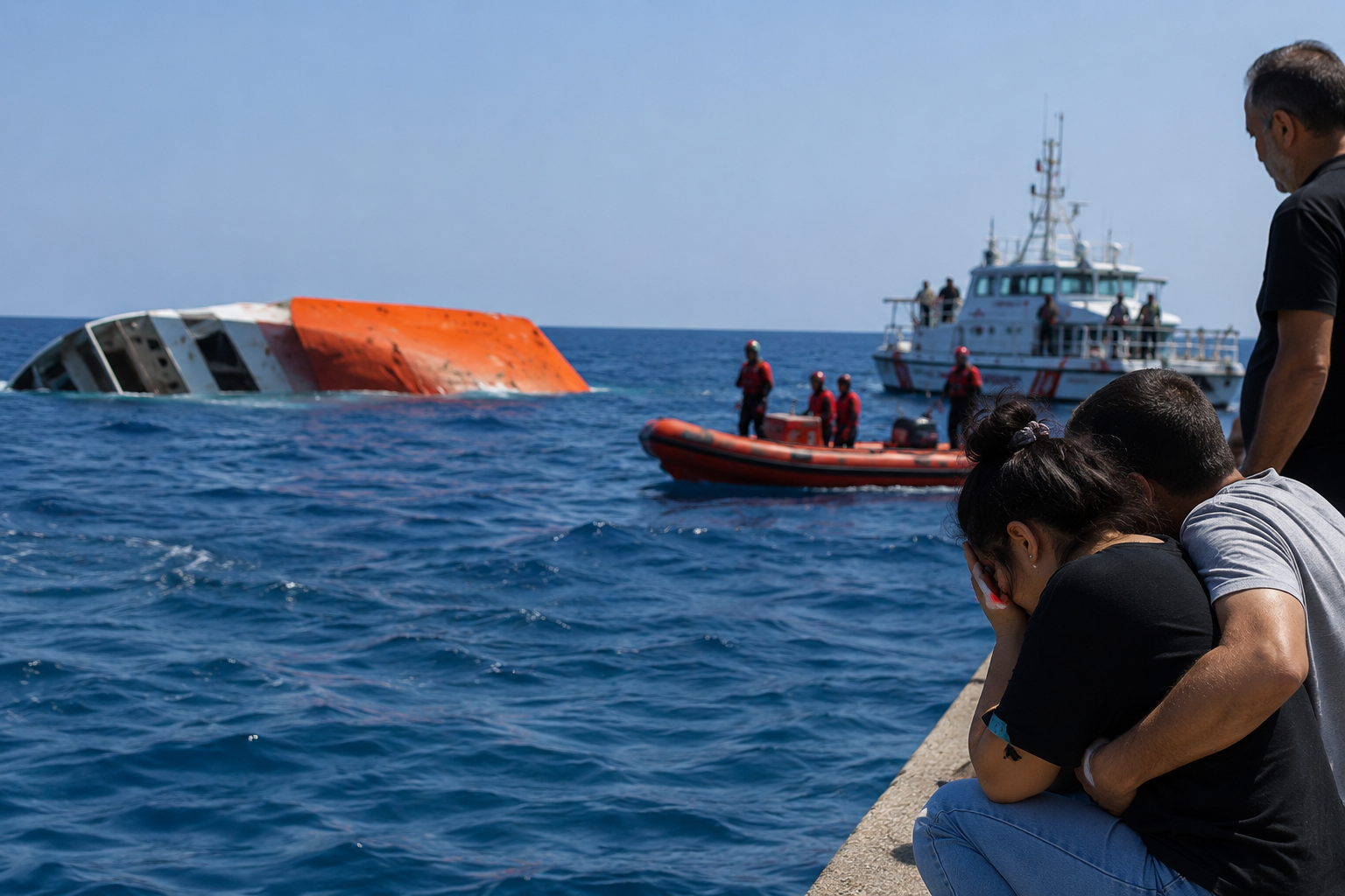 Girne'deki gemi kazasında 6 kişi hayatını kaybetti