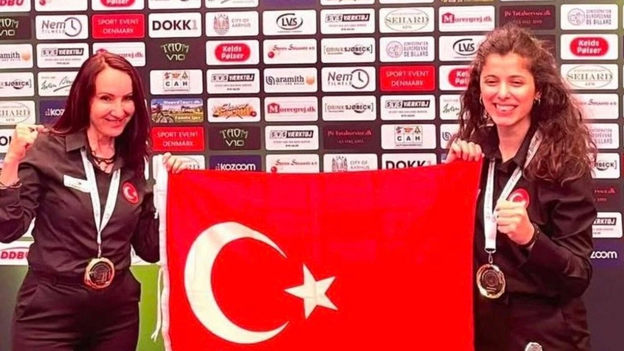 Milli bilardoculardan Belçika’da çifte madalya