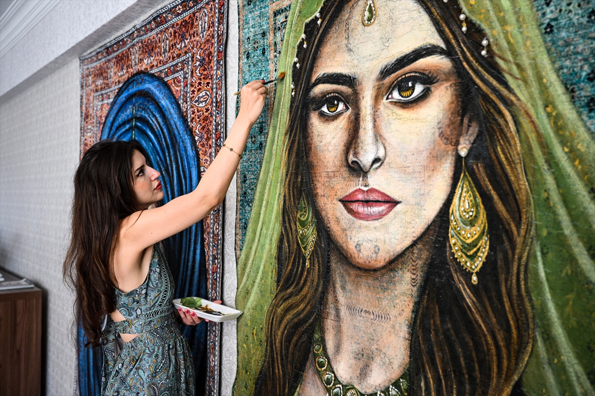 Bilgisayar mühendisi halıları portrelerle sanat eserine dönüştürüyor
