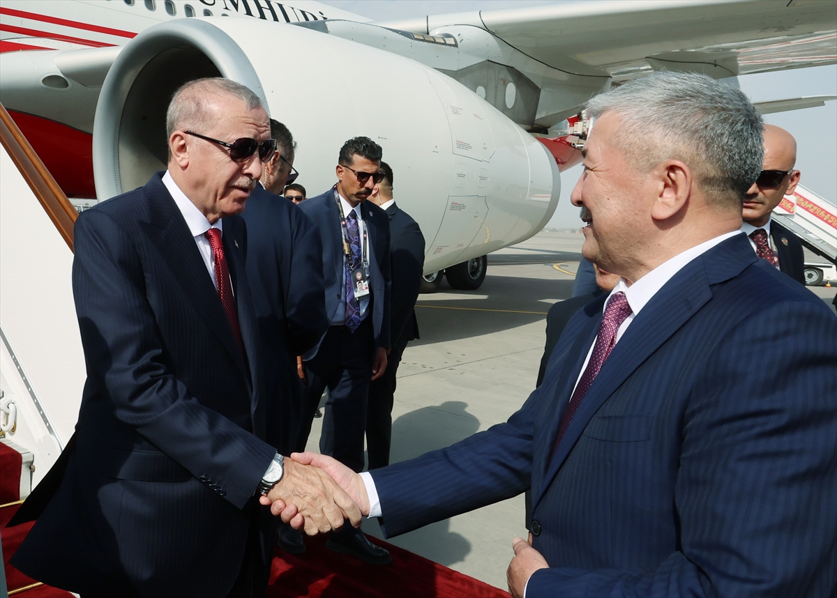 Erdoğan ŞİÖ Zirvesi için Bişkek’e geldi