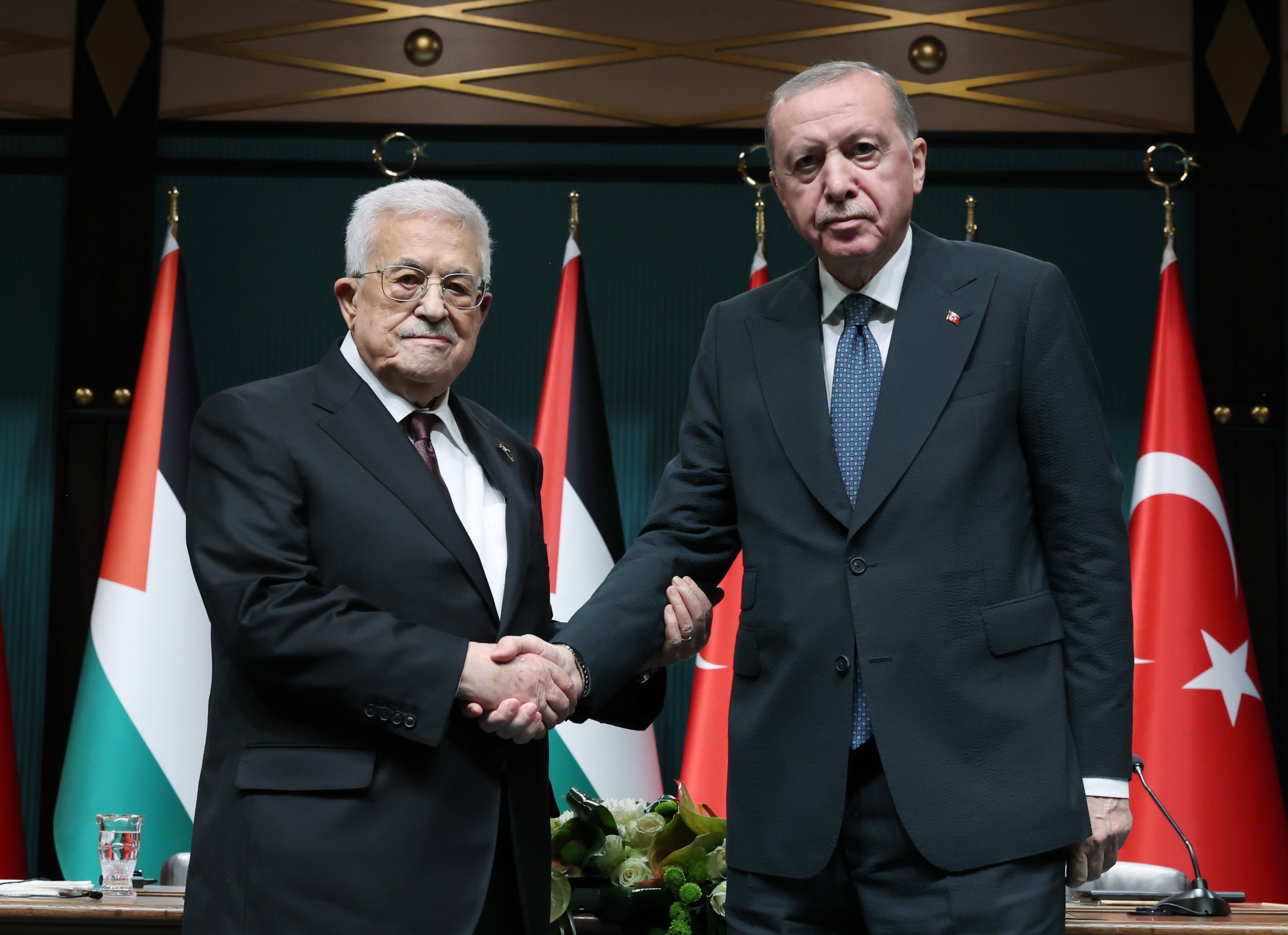 Filistin lideri Türkiye'de: Gözler iki liderin görüşmesinde