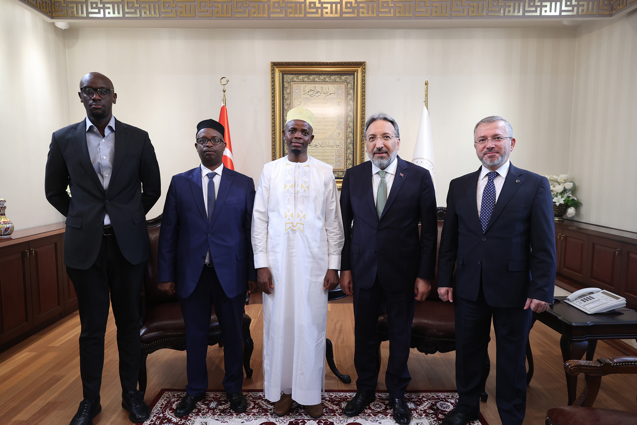 Diyanet, Ruanda Müftüsü ile iş birliği projelerini ele aldı