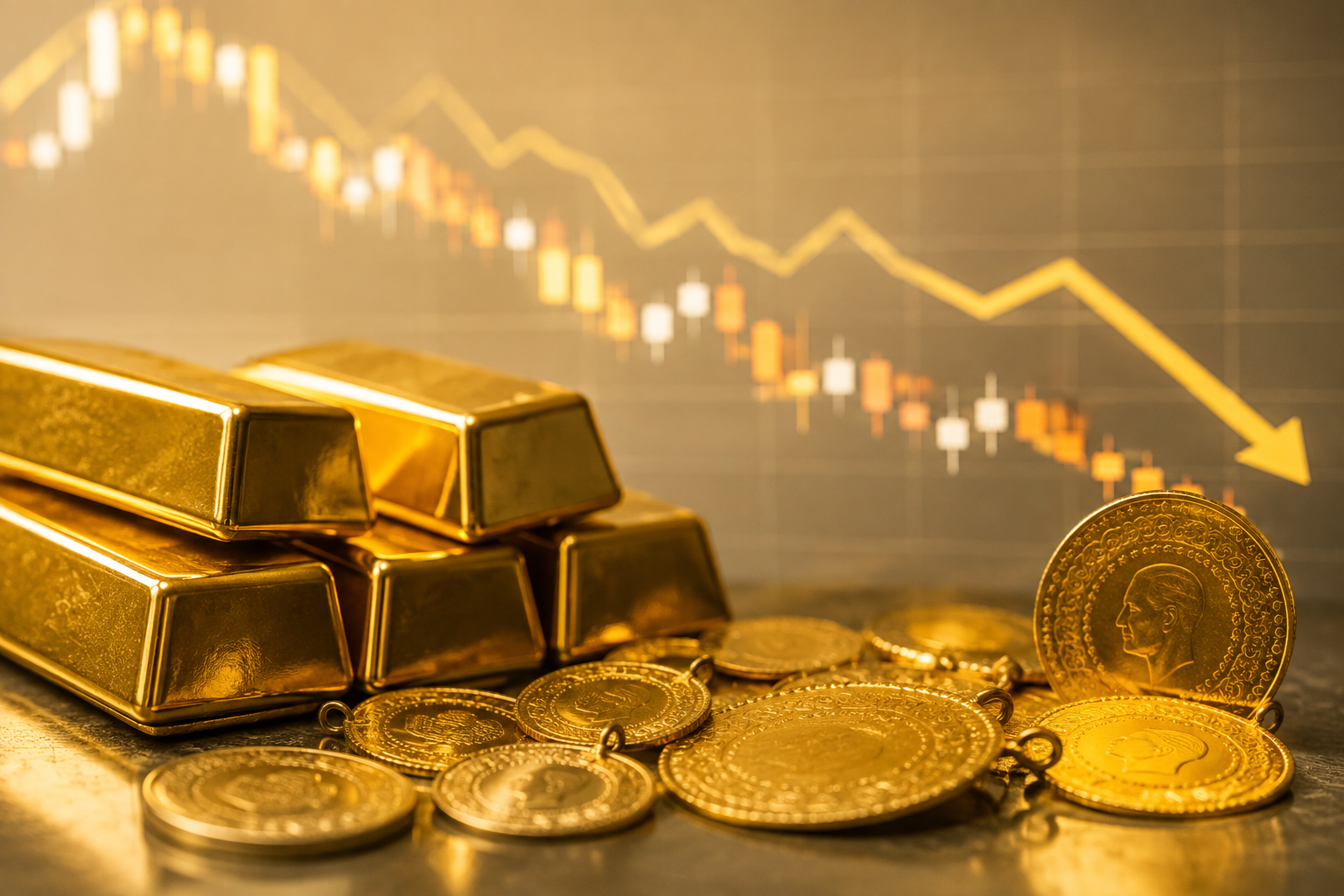 Altın neden düşüyor? Gram altın 6 bin 900 TL’nin altına geriledi