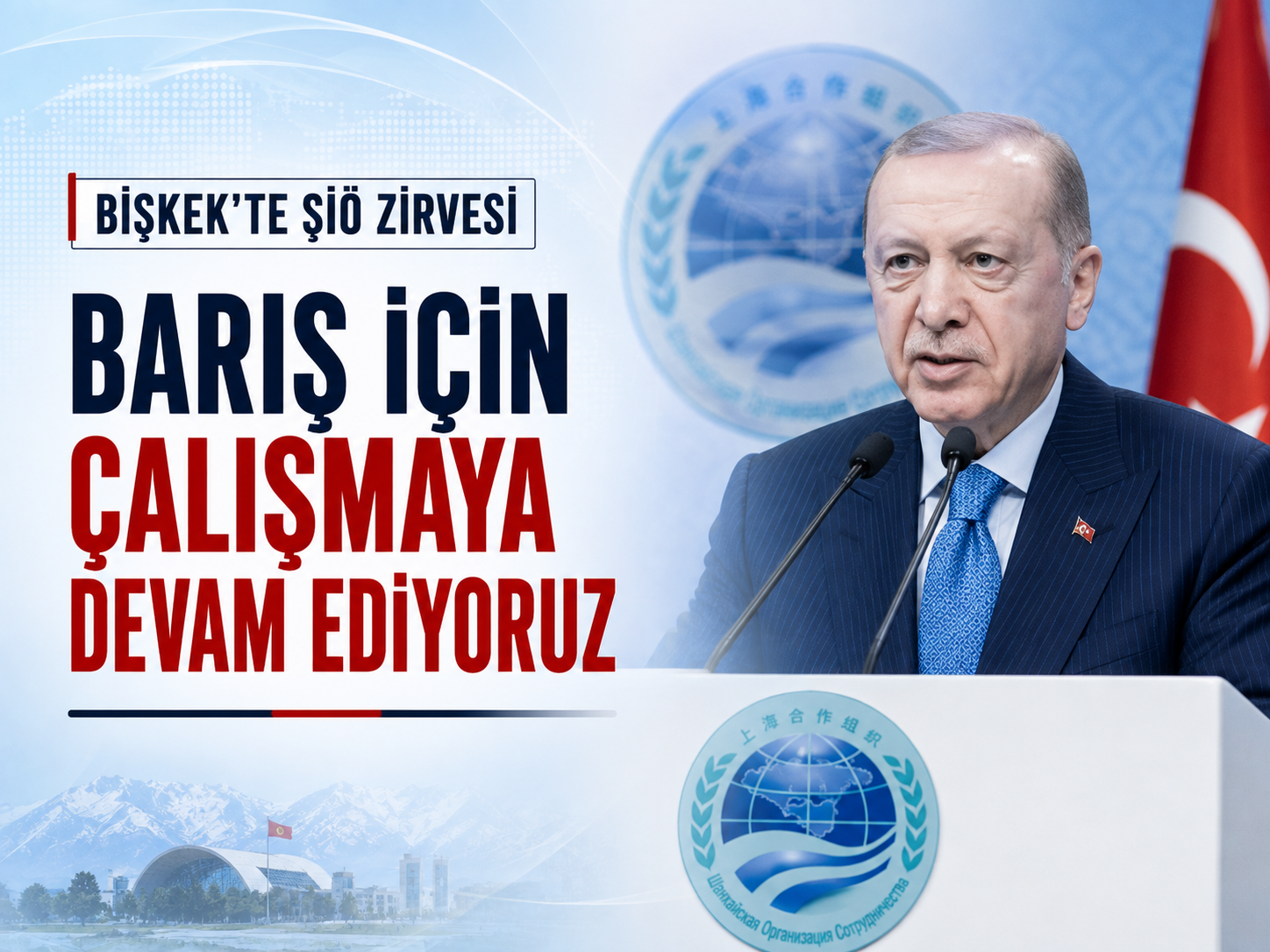 Cumhurbaşkanı Erdoğan: Barış, huzur ve istikrar için çalışıyoruz