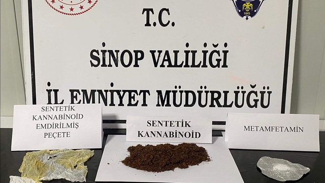 Sinop'ta uyuşturucu operasyonunda yakalanan 2 kişi tutuklandı