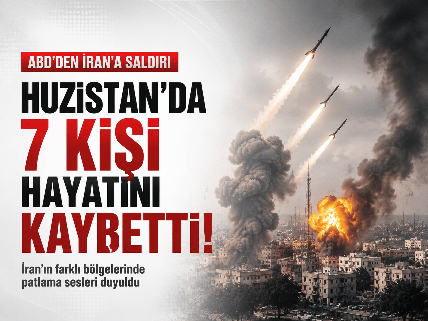 ABD İran’ı vurdu! Huzistan’dan acı haber geldi