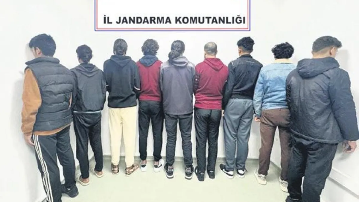 Mardin'de düzensiz göçmen operasyonu: 11 kişi yakalandı