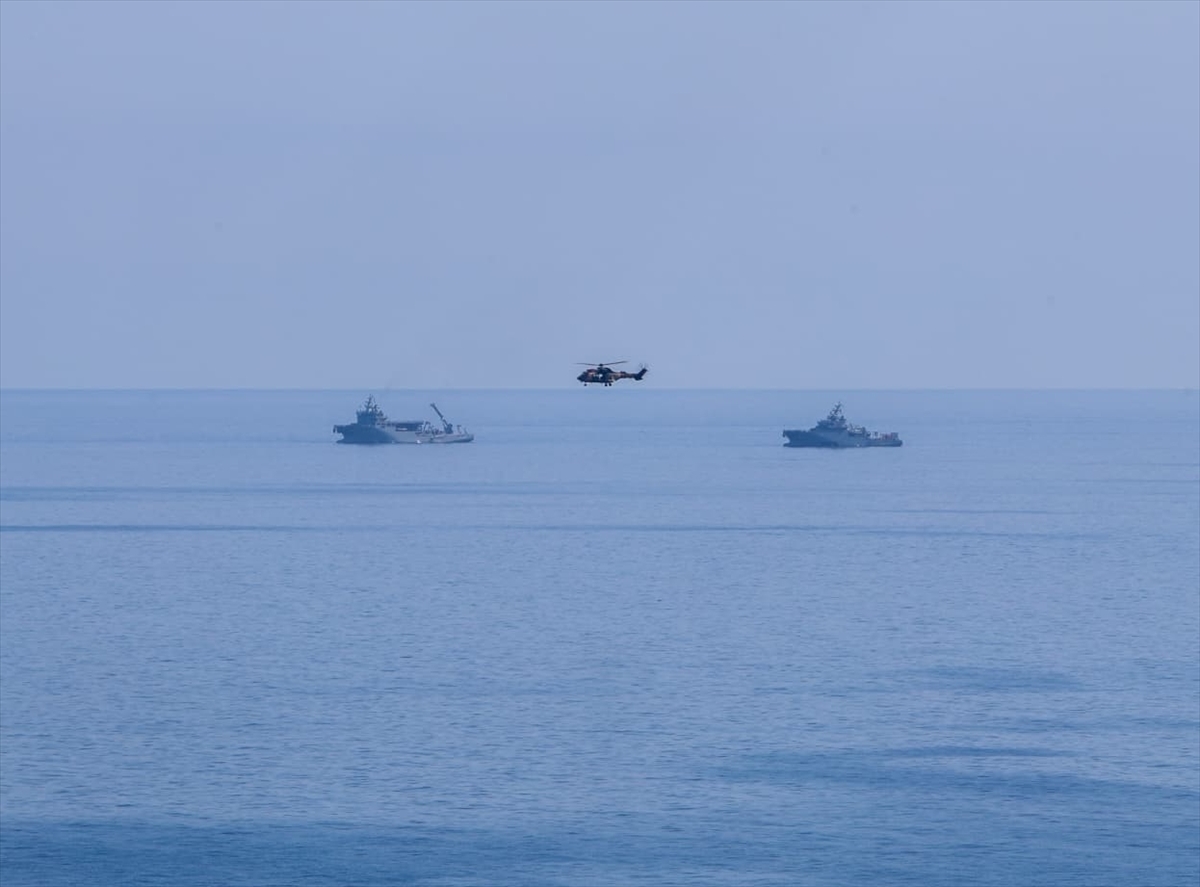 TCG Alemdar Girne açıklarında göreve başladı