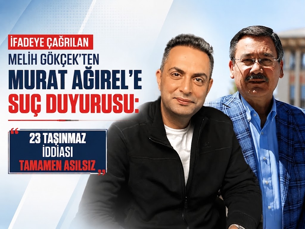 İfadeye çağrılan Melih Gökçek’ten Murat Ağırel’e suç duyurusu: "23 taşınmaz iddiası tamamen asılsız"