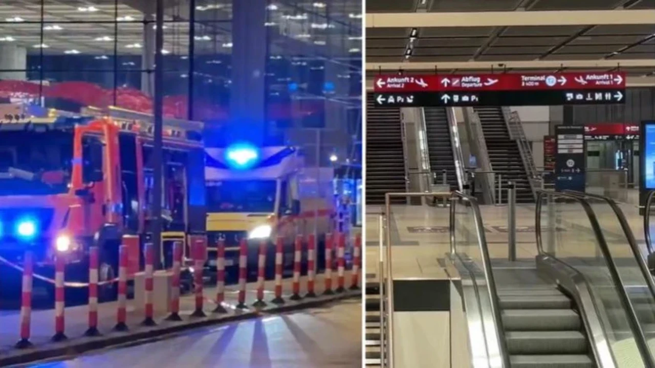 Zehirli madde şüphesi Berlin Havalimanı'nı karıştırdı