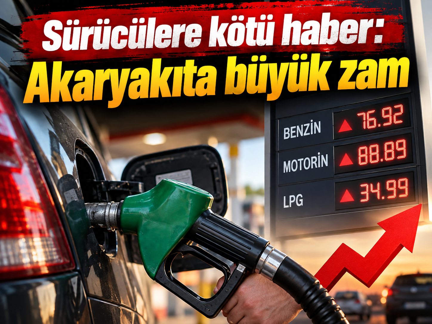 Araç sahipleri dikkat: Benzin ve motorine zam geldi!