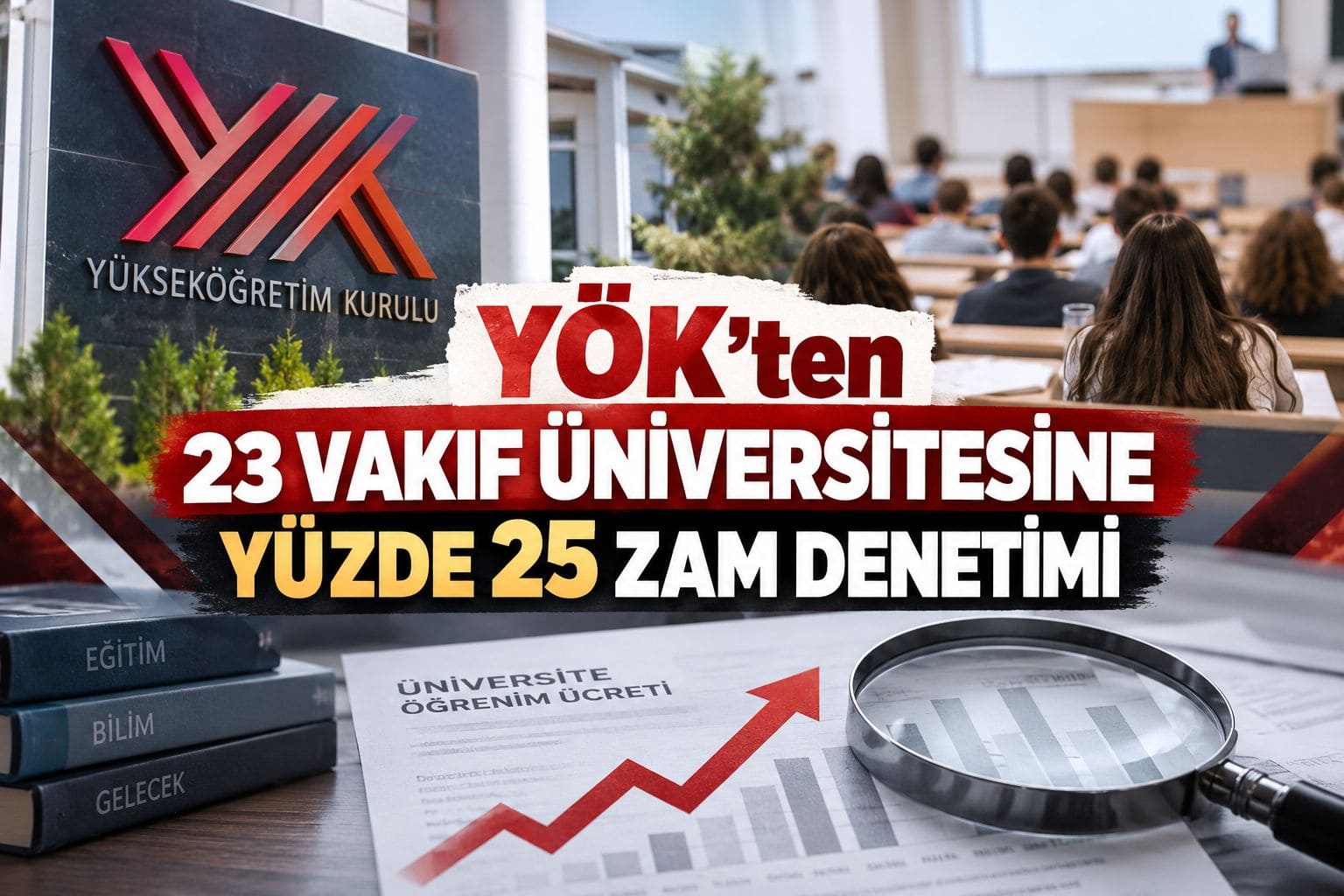 YÖK'ten 23 vakıf üniversitesine yüzde 25 zam denetimi