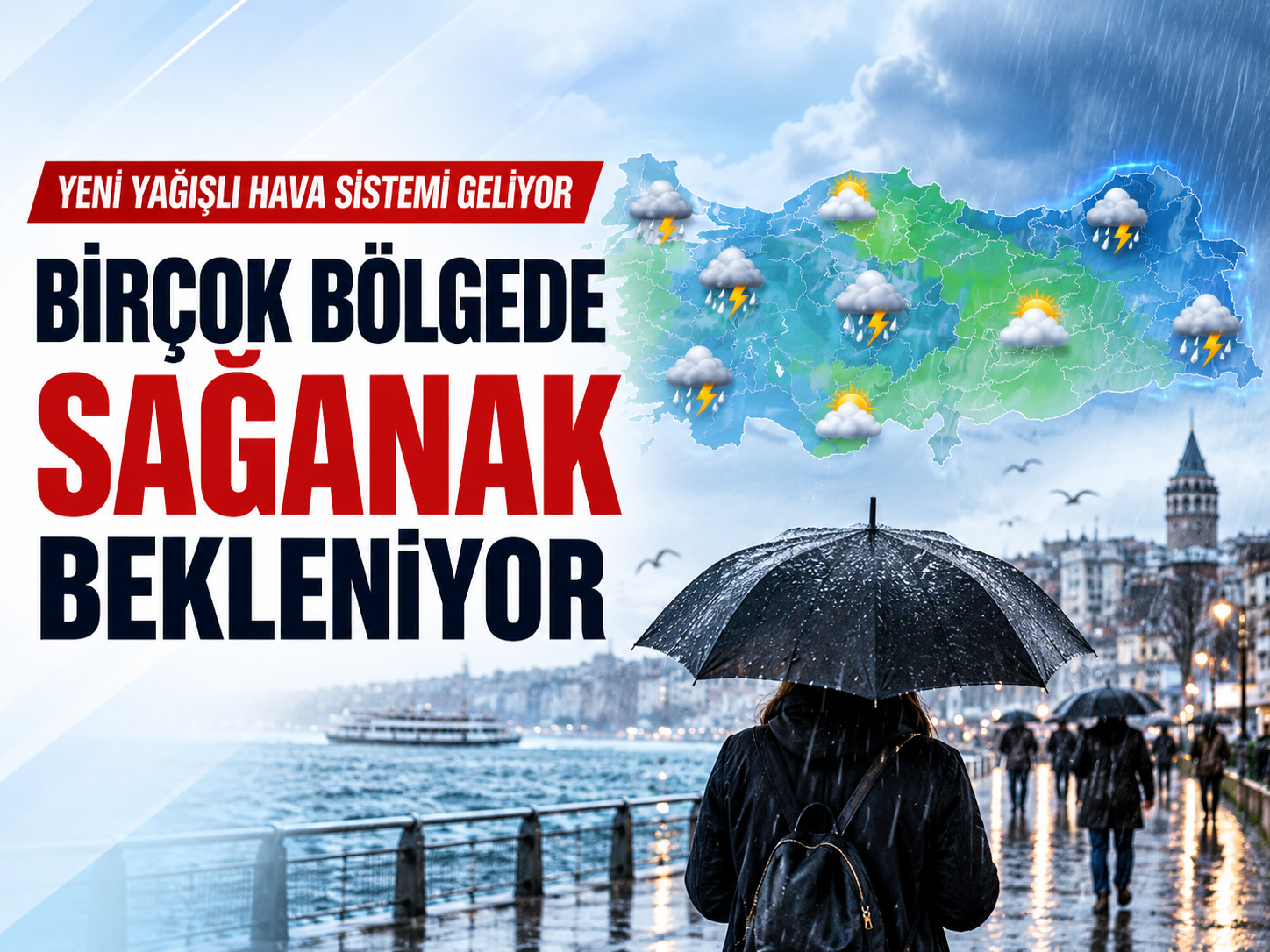 Balkanlardan gelen serin hava ve fırtına birçok ili vuracak
