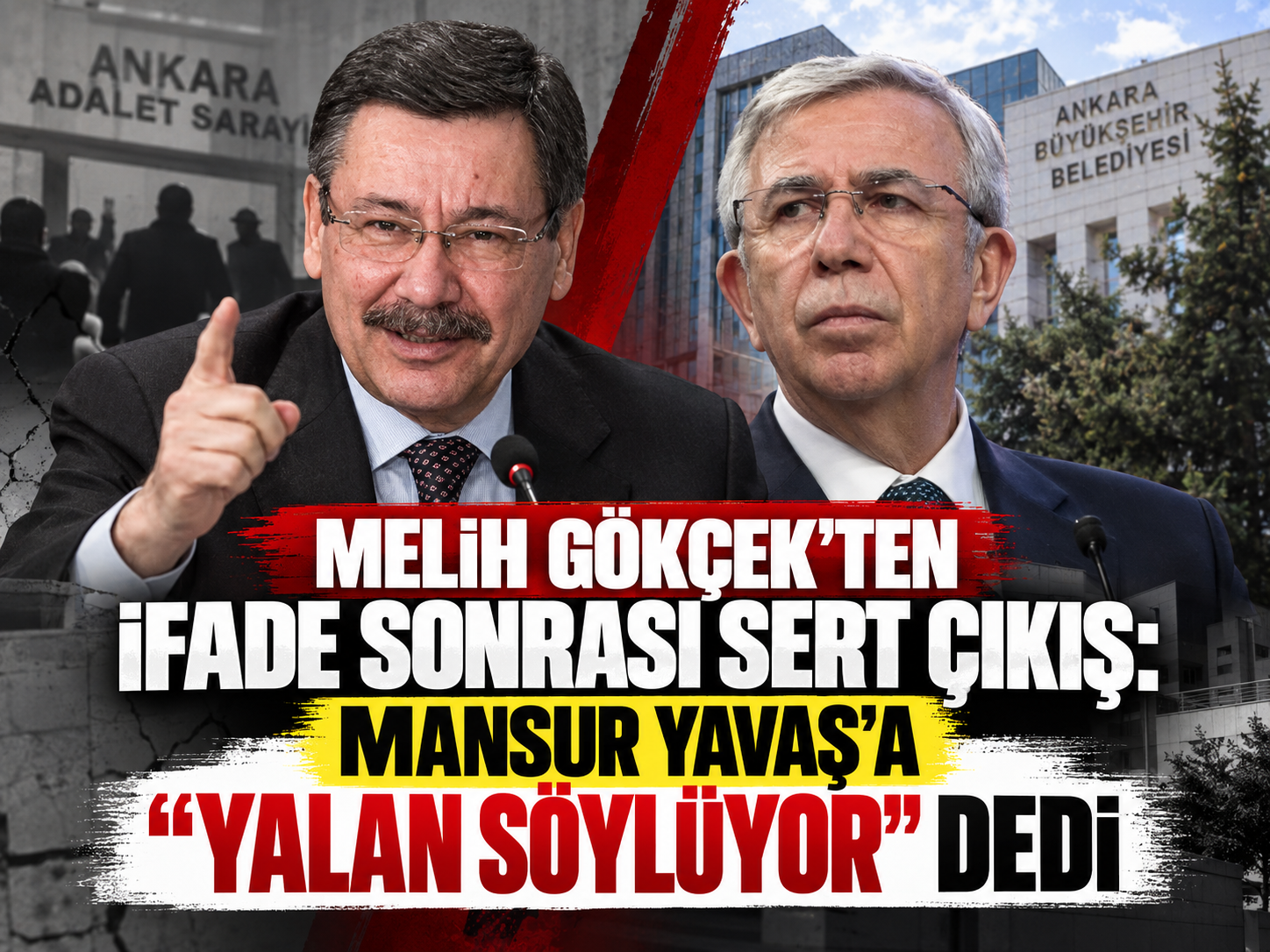 Melih Gökçek'ten ifade sonrası sert çıkış: Mansur Yavaş'a “Yalan söylüyor” dedi