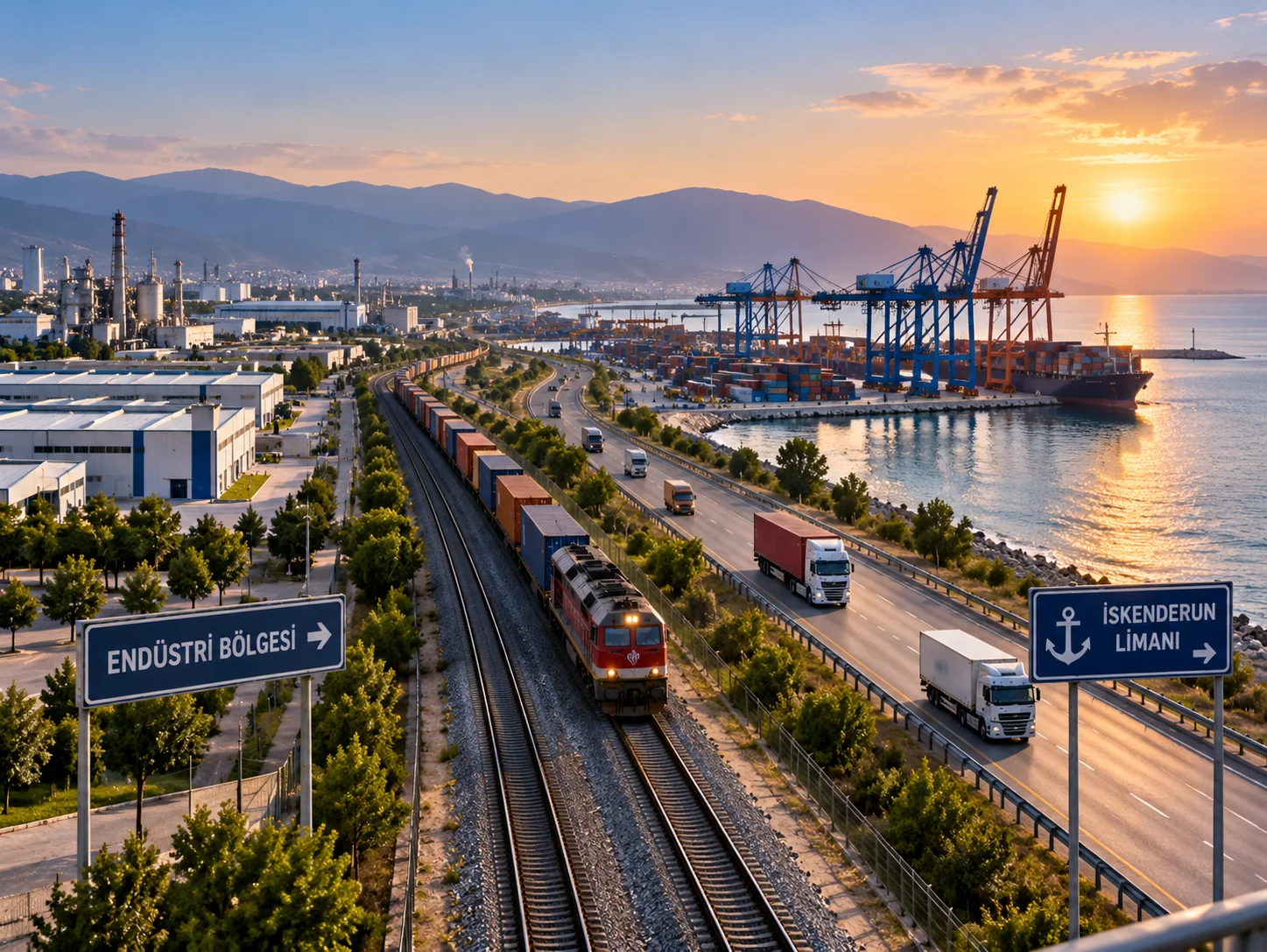 Endüstri bölgeleri limanlara bağlanacak! Çukurova-İskenderun hattında kamulaştırma