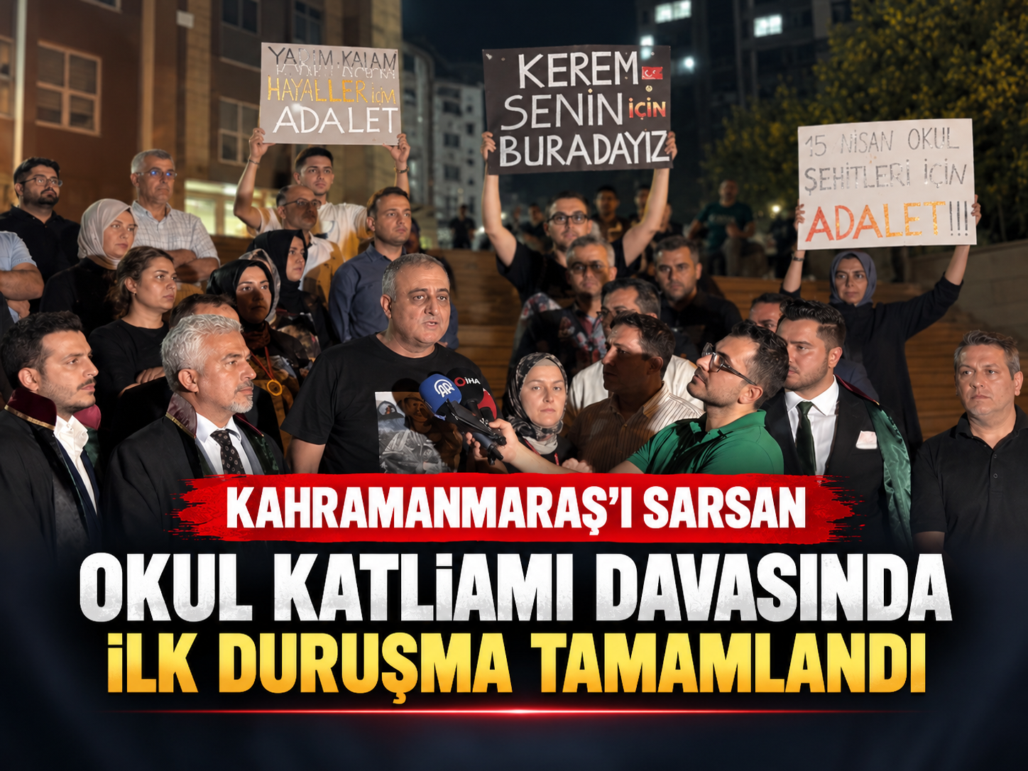Kahramanmaraş'ı sarsan okul katliamı davasında ilk duruşma tamamlandı