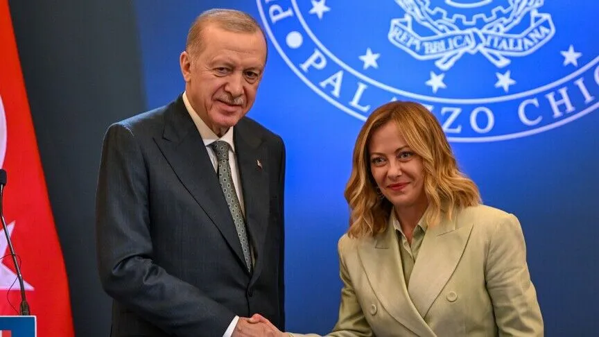 Erdoğan'dan İtalya Başbakanı Meloni'ye tebrik mesajı