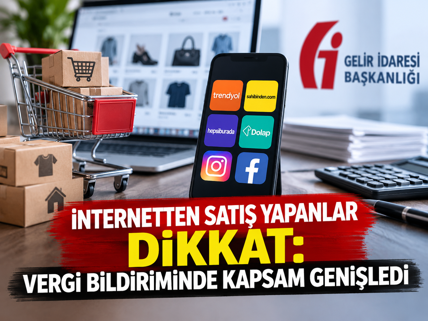 İnternetten satış yapanlar dikkat: Vergi bildiriminde kapsam genişledi