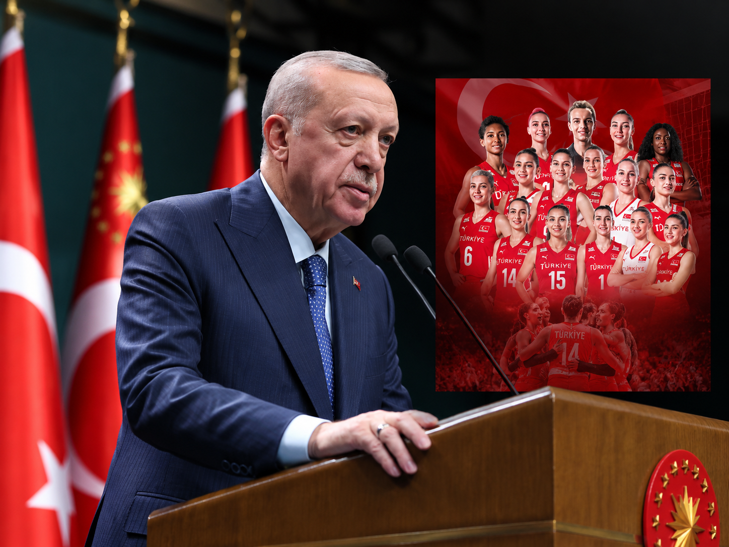 Erdoğan'dan Avrupa şampiyonlarına tebrik