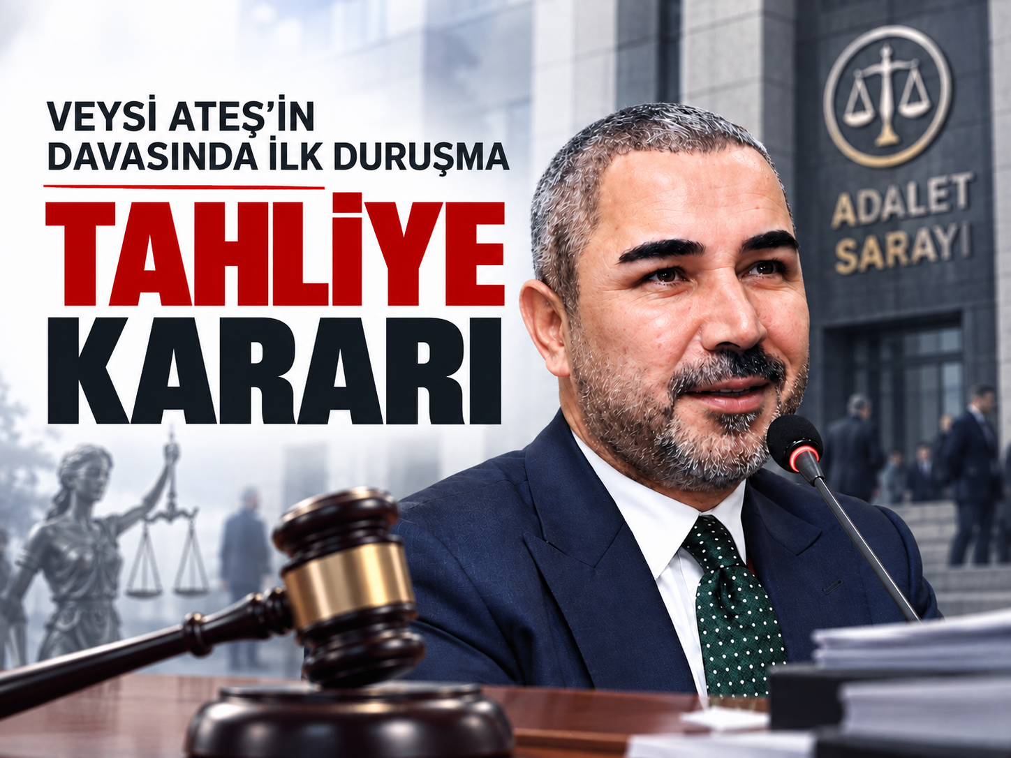 Veyis Ateş’in davasında ilk duruşma: Tahliye kararı
