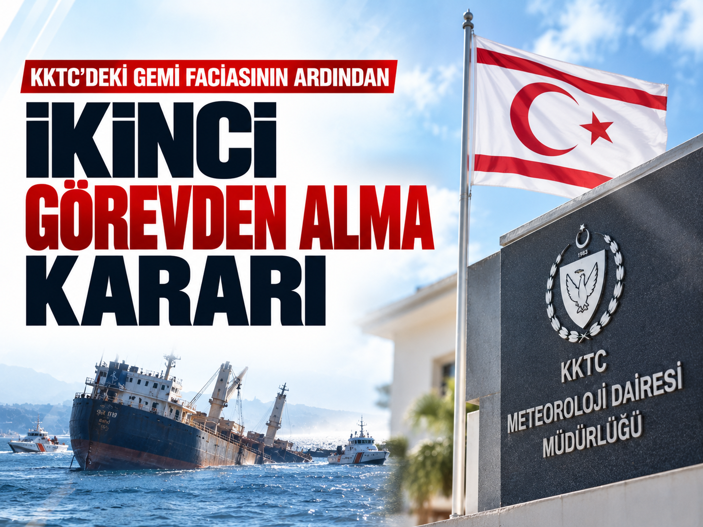 KKTC’de gemi faciası sonrası bir isim daha görevden alındı