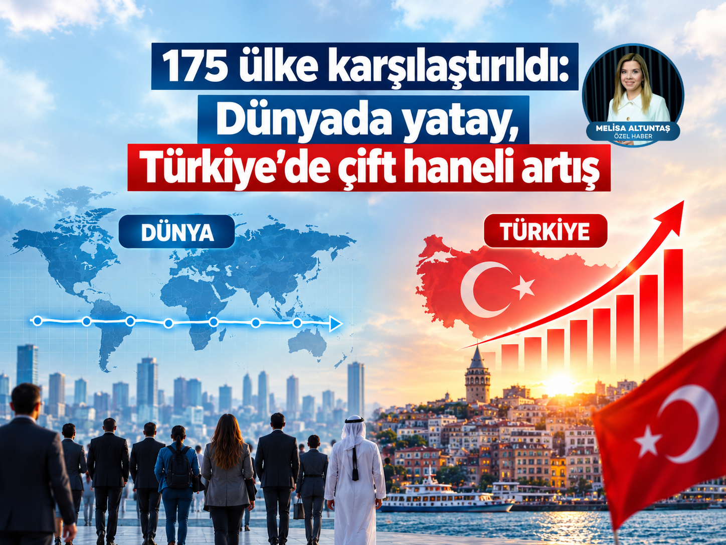 175 ülke karşılaştırıldı: Dünyada yatay, Türkiye’de çift haneli artış