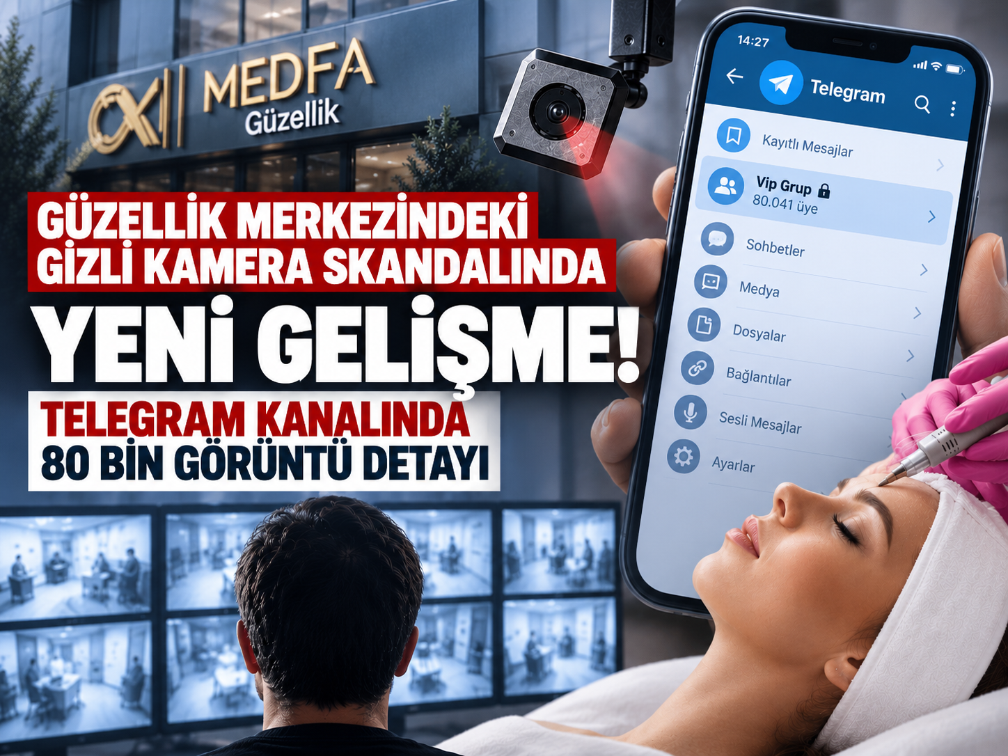 Güzellik merkezindeki gizli kamera skandalında yeni gelişme! Telegram kanalında 80 bin görüntü detayı
