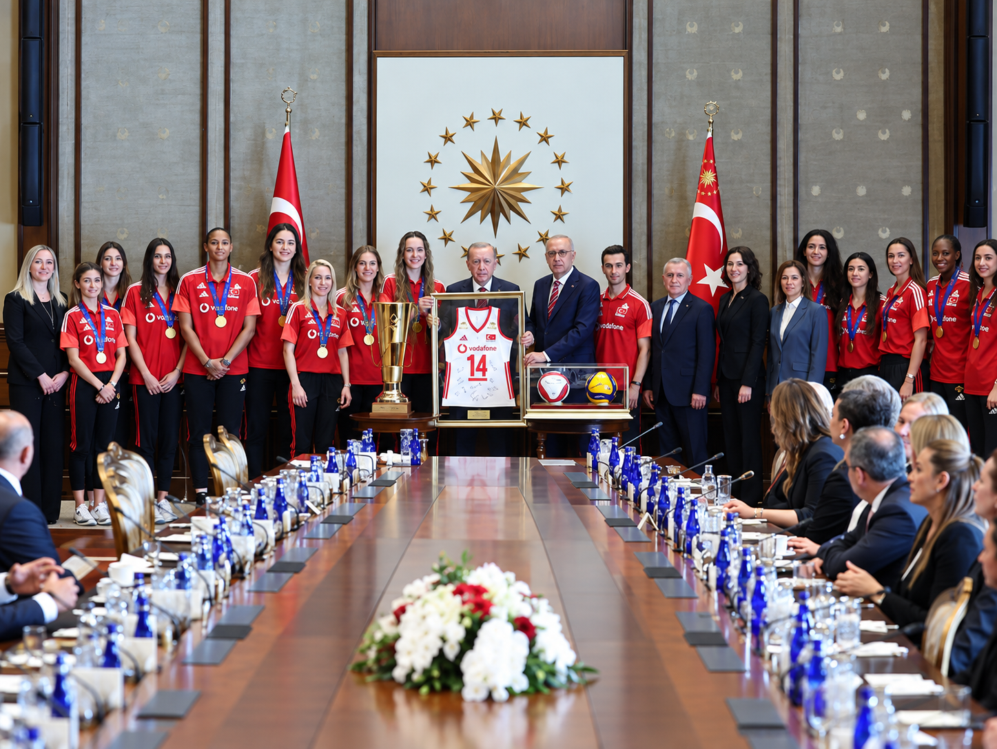 Filenin Sultanları Cumhurbaşkanı Erdoğan'la buluştu
