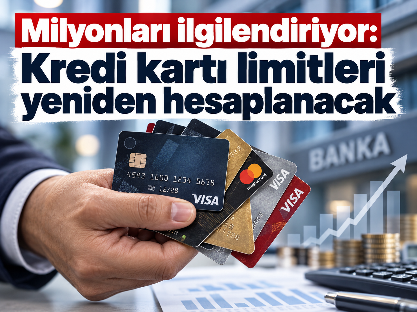 Milyonları ilgilendiriyor: Kredi kartı limitleri yeniden hesaplanacak