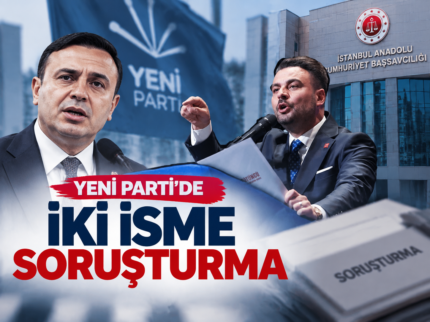 Yeni Parti’de iki isme tehdit ve hakaret soruşturması